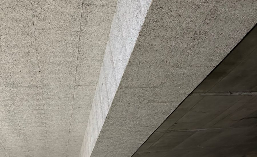 Einstellhalle mit Schichtex Platten BKP 225.2 / Brandschutz Verkleidung